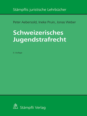 cover image of Schweizerisches Jugendstrafrecht